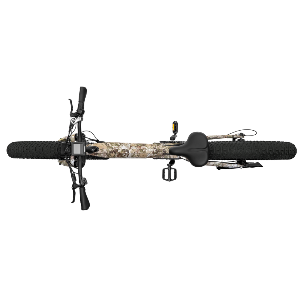 Himiway Forest Cobra Electric Mountain Bike, Fat Tyre, Long Range, Camo, Top Speed 15.5MPH From Above