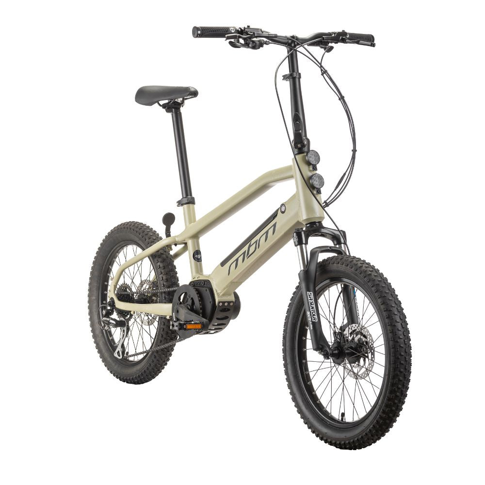 MBM Funk Cross 20" Urban Step Thru Electric Bike, Commuter 15.5MPH Facing Oblique Right