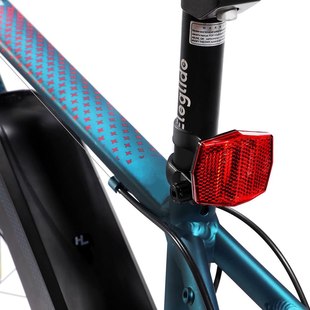 Eleglide M1 Electric Mountain Bike All Terrain Blue Rear Reflector