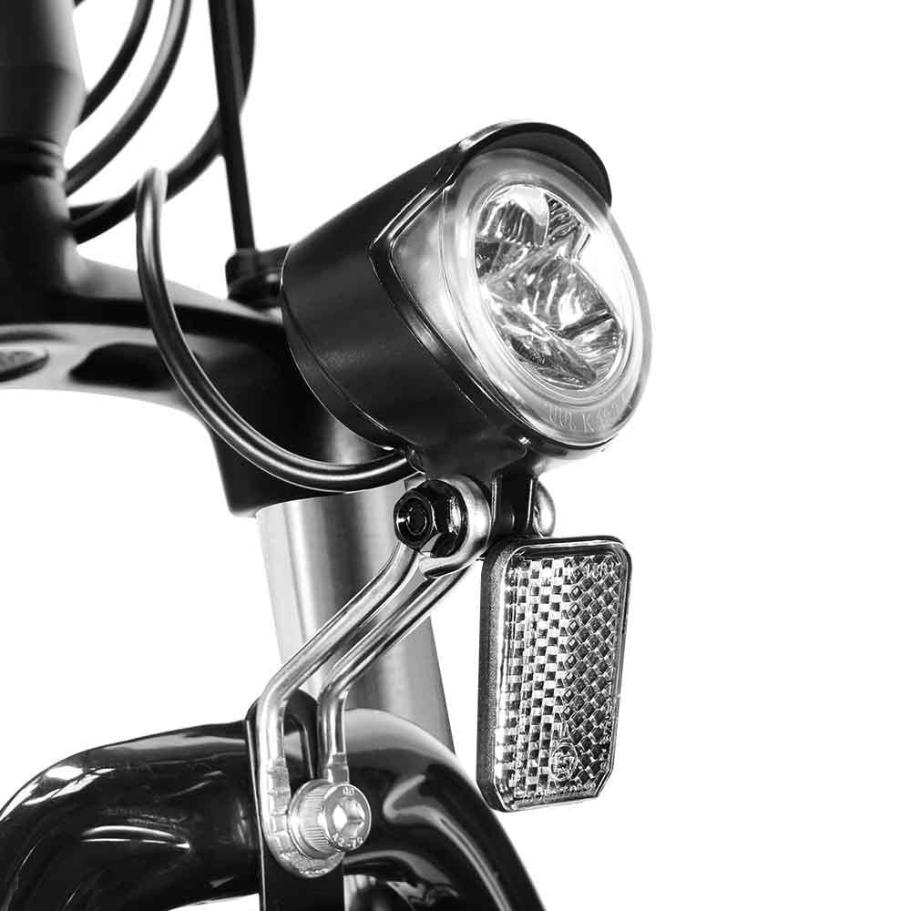  Eleglide T1 Step Through Trekking Urban Electric Bike Gray Front Front Light 