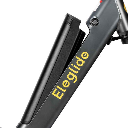Eleglide T1 Step Through Trekking Urban Electric Bike Gray Battery Removal 