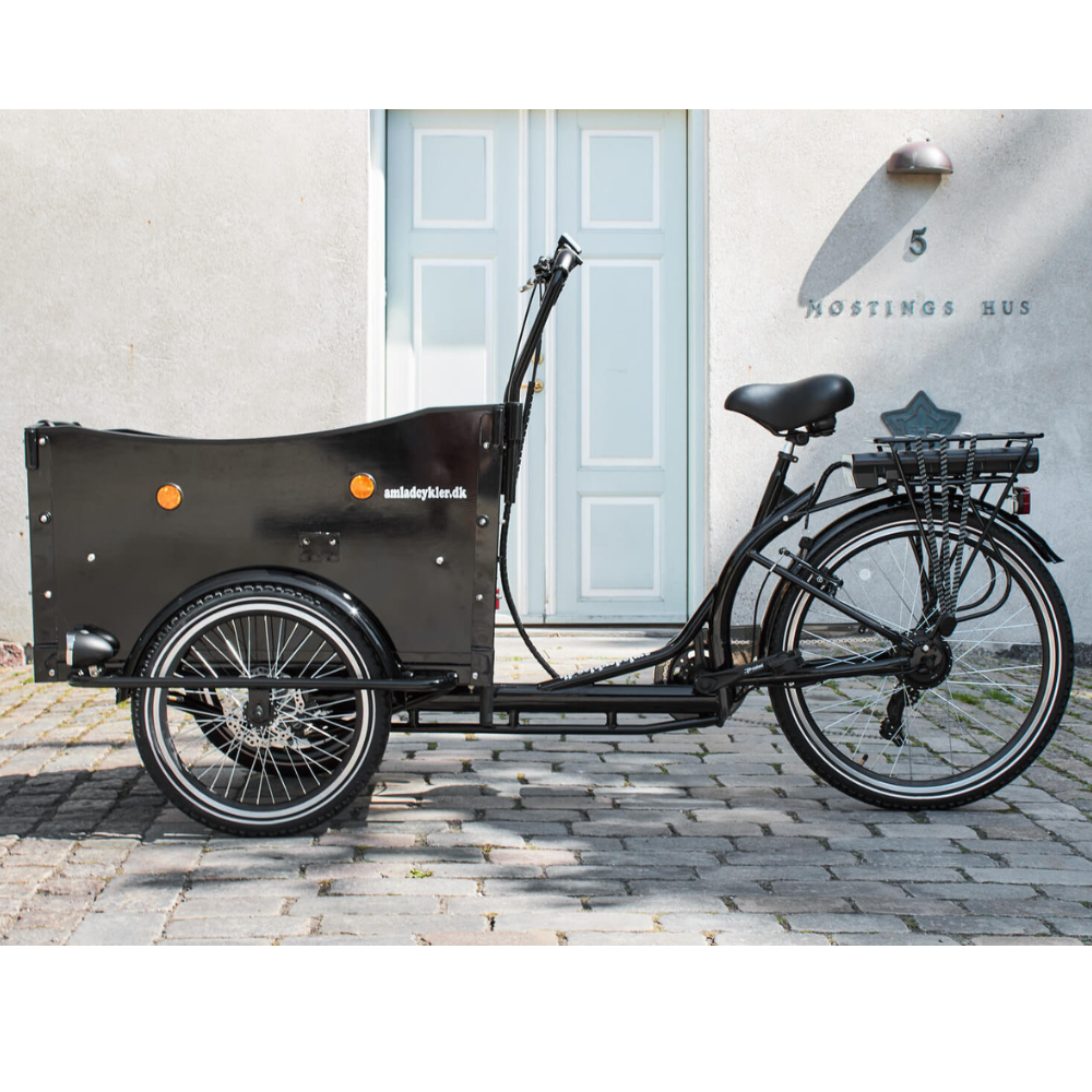 Amcargo Deluxe Electric Cargo Bike, 15.5MPH