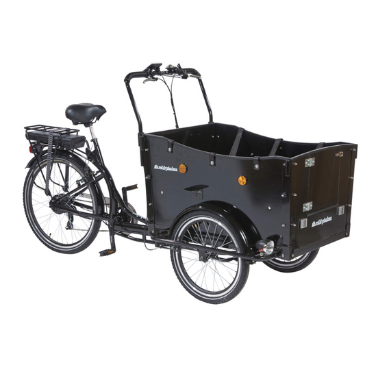 Amcargo Kindergarten Open Electric Cargo Bike, Custom , 15.5MPH Facing Right Door Closed 