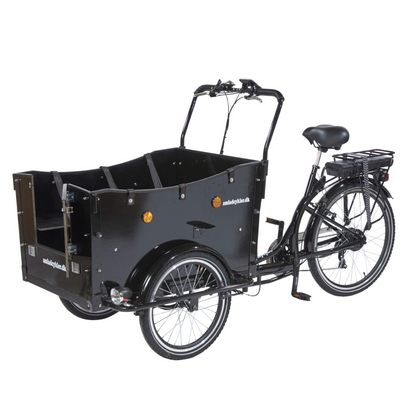 Amcargo Kindergarten Open Electric Cargo Bike, Custom , 15.5MPH Facing Left Door Open 