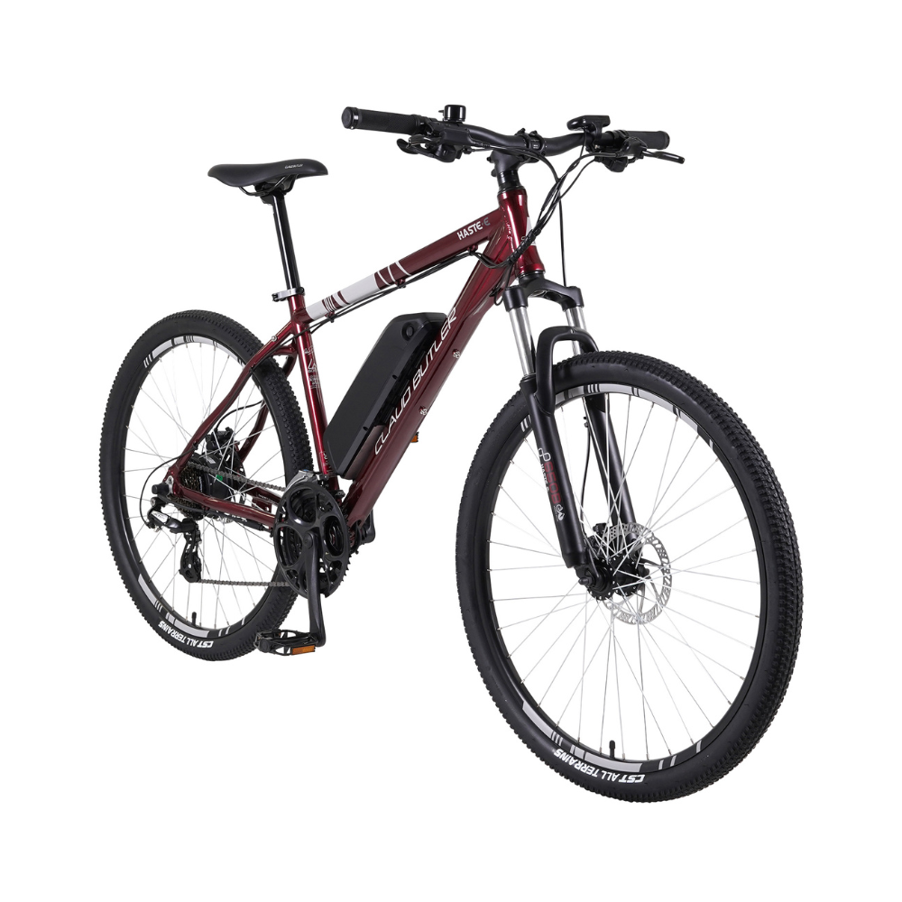 CLAUD BUTLER Haste-E Electric Mountain Bike - Red 15.5MPH