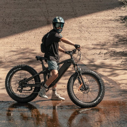 Himiway Cobra Electric Mountain Bike Fat Tyre Long Range Riding By Water 