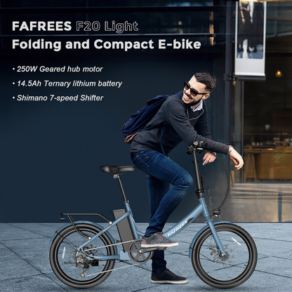 Fafrees F20 Light Step Thru Folding Electric Urban Bike, 2024 Model