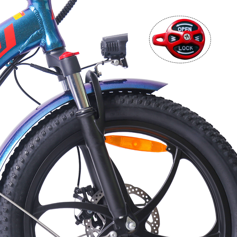 Fafrees F20 Pro Fat Tyre Step Thru Folding Electric Urban Bike, 15.5MPH
