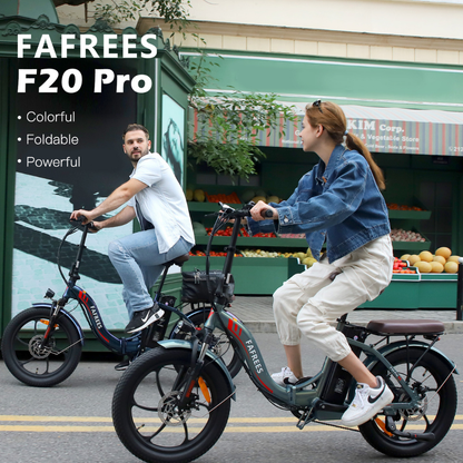 Fafrees F20 Pro Fat Tyre Step Thru Folding Electric Urban Bike, 15.5MPH