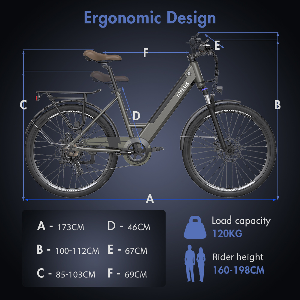 Fafrees F26 Pro Step Thru Electric Urban Bike, 2024 Model