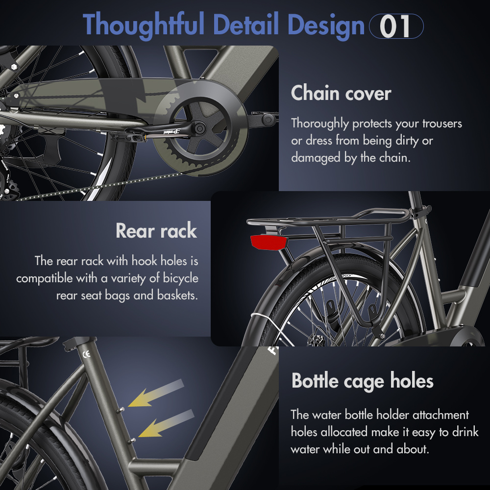 Fafrees F26 Pro Step Thru Electric Urban Bike, 2024 Model