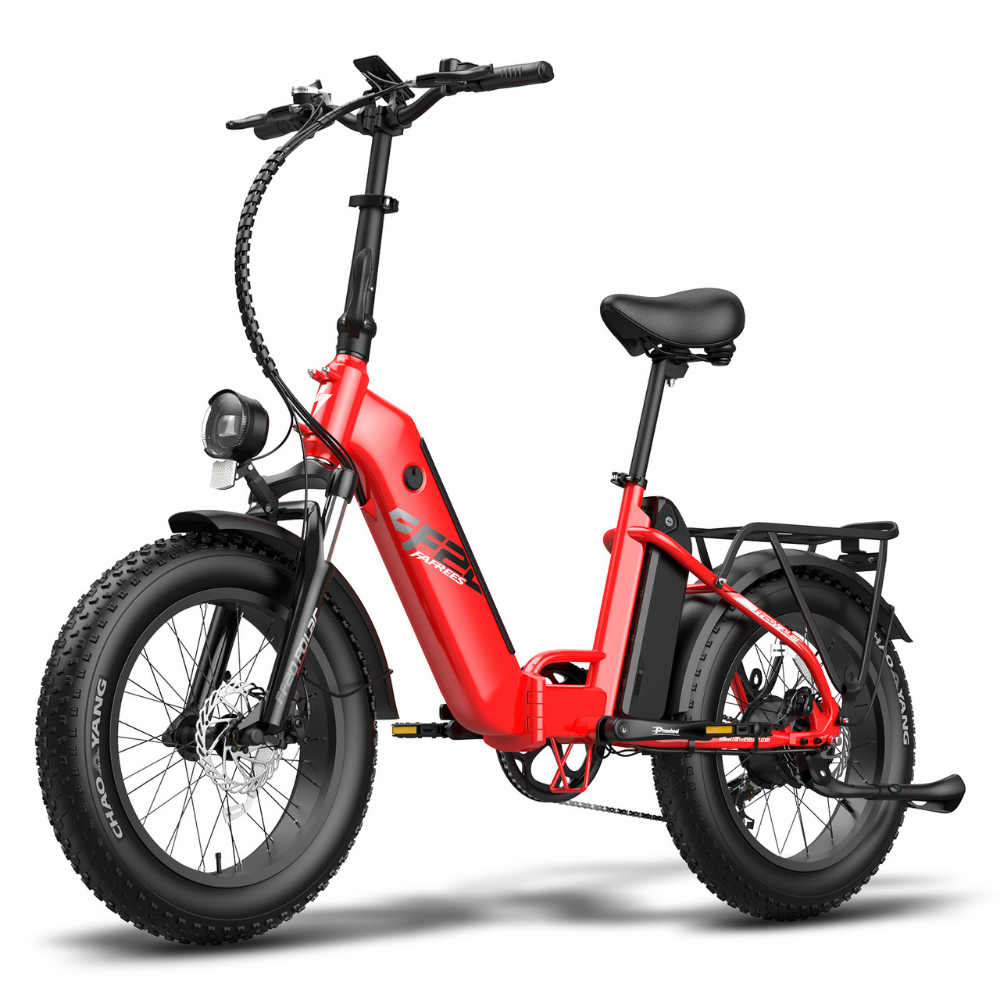 Fafrees FF20 Polar Fat Tyre Step Thru Folding Electric Trekking Bike, 2024 Model