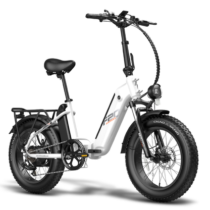 Fafrees FF20 Polar Fat Tyre Step Thru Folding Electric Trekking Bike, 2024 Model