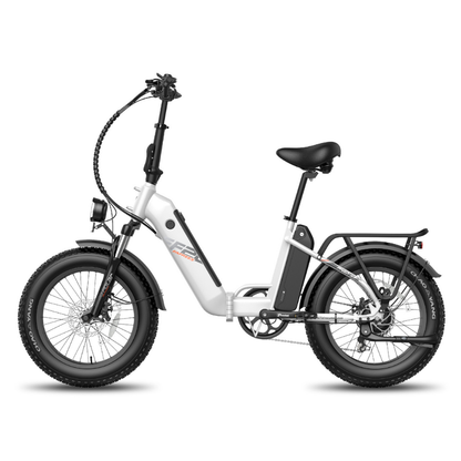 Fafrees FF20 Polar Fat Tyre Step Thru Folding Electric Trekking Bike, 2024 Model