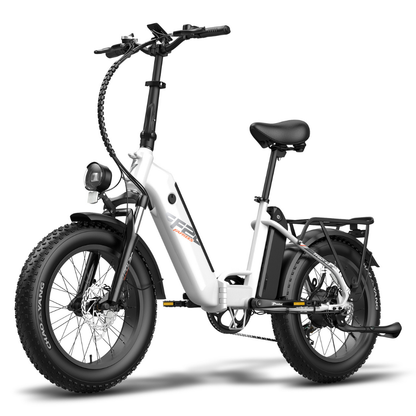 Fafrees FF20 Polar Fat Tyre Step Thru Folding Electric Trekking Bike, 2024 Model