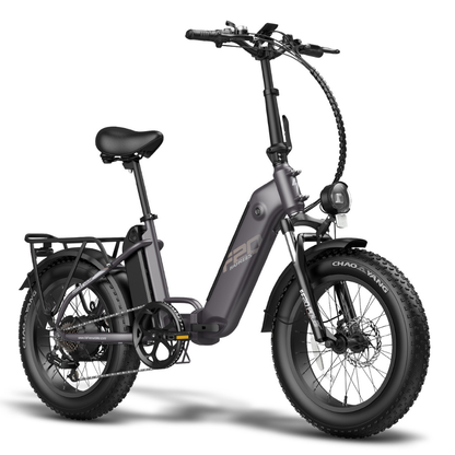 Fafrees FF20 Polar Fat Tyre Step Thru Folding Electric Trekking Bike, 2024 Model