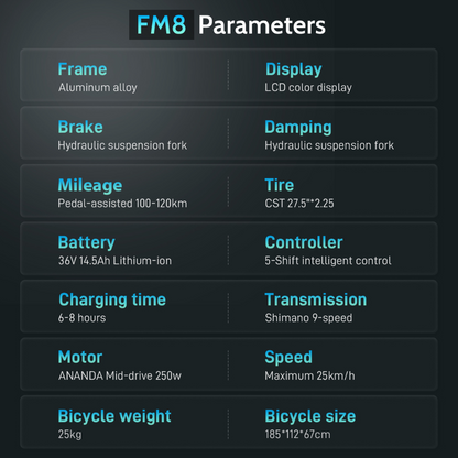 Fafrees FM8 Step Thru Electric Urban Bike, 2024 Model