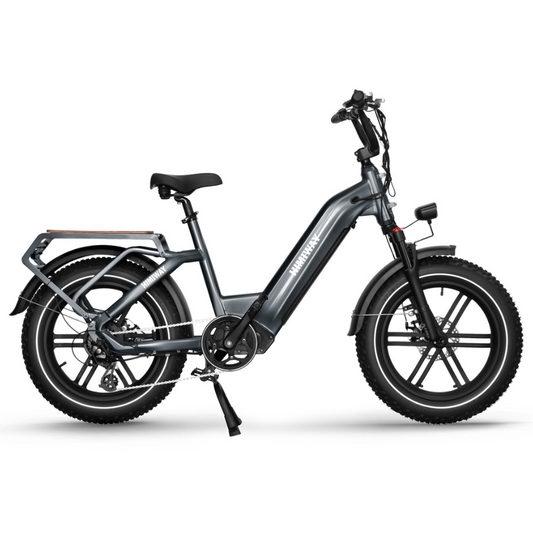 Himiway Big Dog Step Thru Electric Bike, Fat Tyre, Cargo, Top Speed 15.5MPH Facing Right 