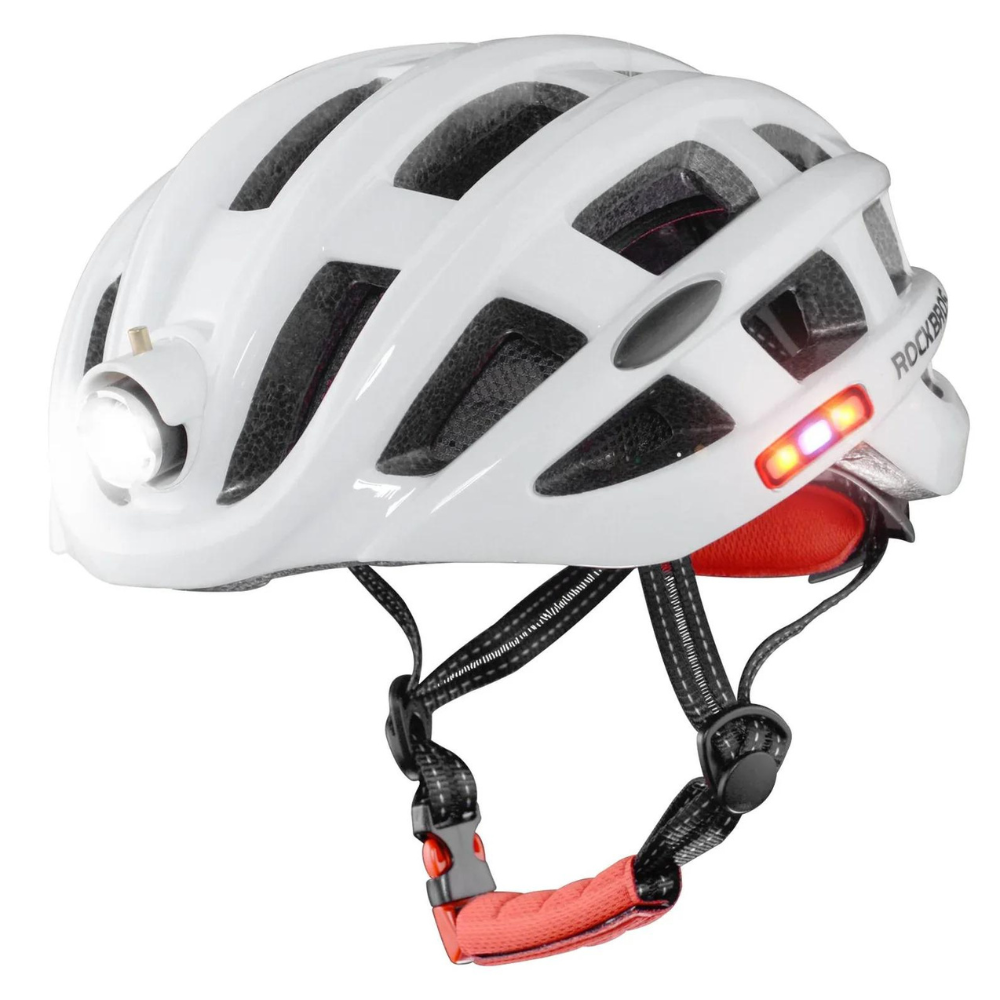 Himiway E-Bike Safety Helmet White on white background