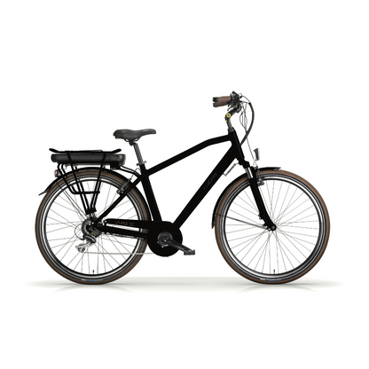 MBM Pulse Urban Electric Bike, Commuter, 15.5MPH Black Facing Right 