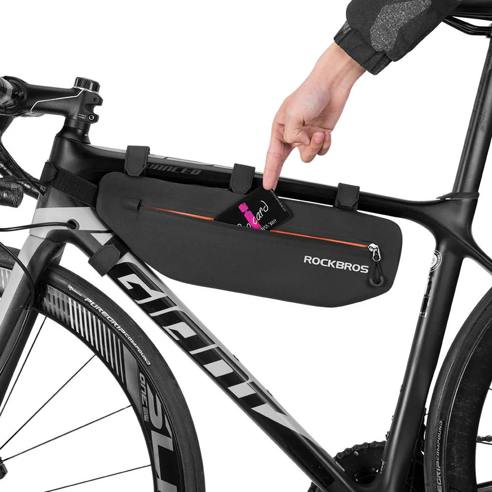 ROCKBROS Bike Frame Bag Waterproof Top Tube Triangle Bag