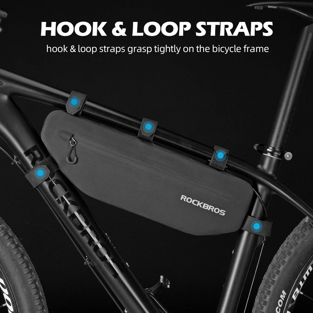 ROCKBROS Bike Frame Bag Waterproof Top Tube Triangle Bag