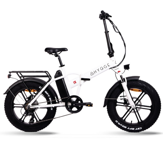 Hygge Vester Fat Tyre Folding Electric Urban Bike, 2024 Model