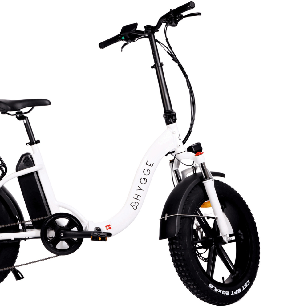 Hygge Vester Step Thru Fat Tyre Folding Electric Urban Bike, 2024 Model