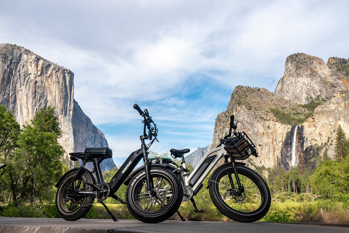 Yosemite_Himiway_Pompermayer_ With a Cruiser and Cruiser Step Thru Electric e-bikes