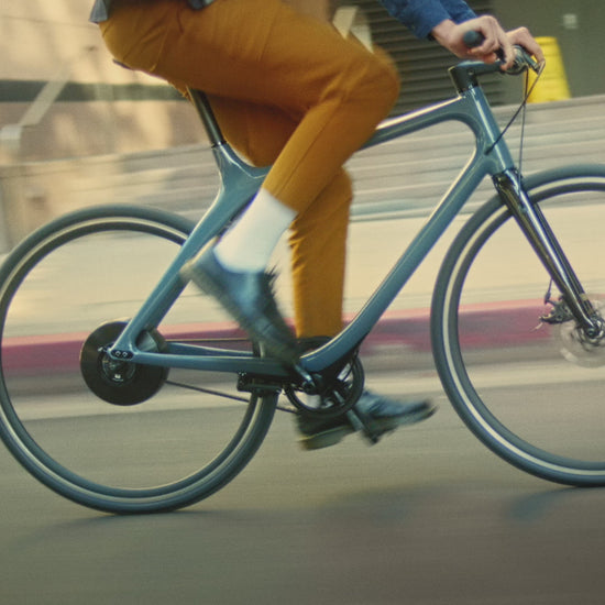 Gogoro Eeyo1 Electric Road Bike Magma Orange Riding Promotional Video