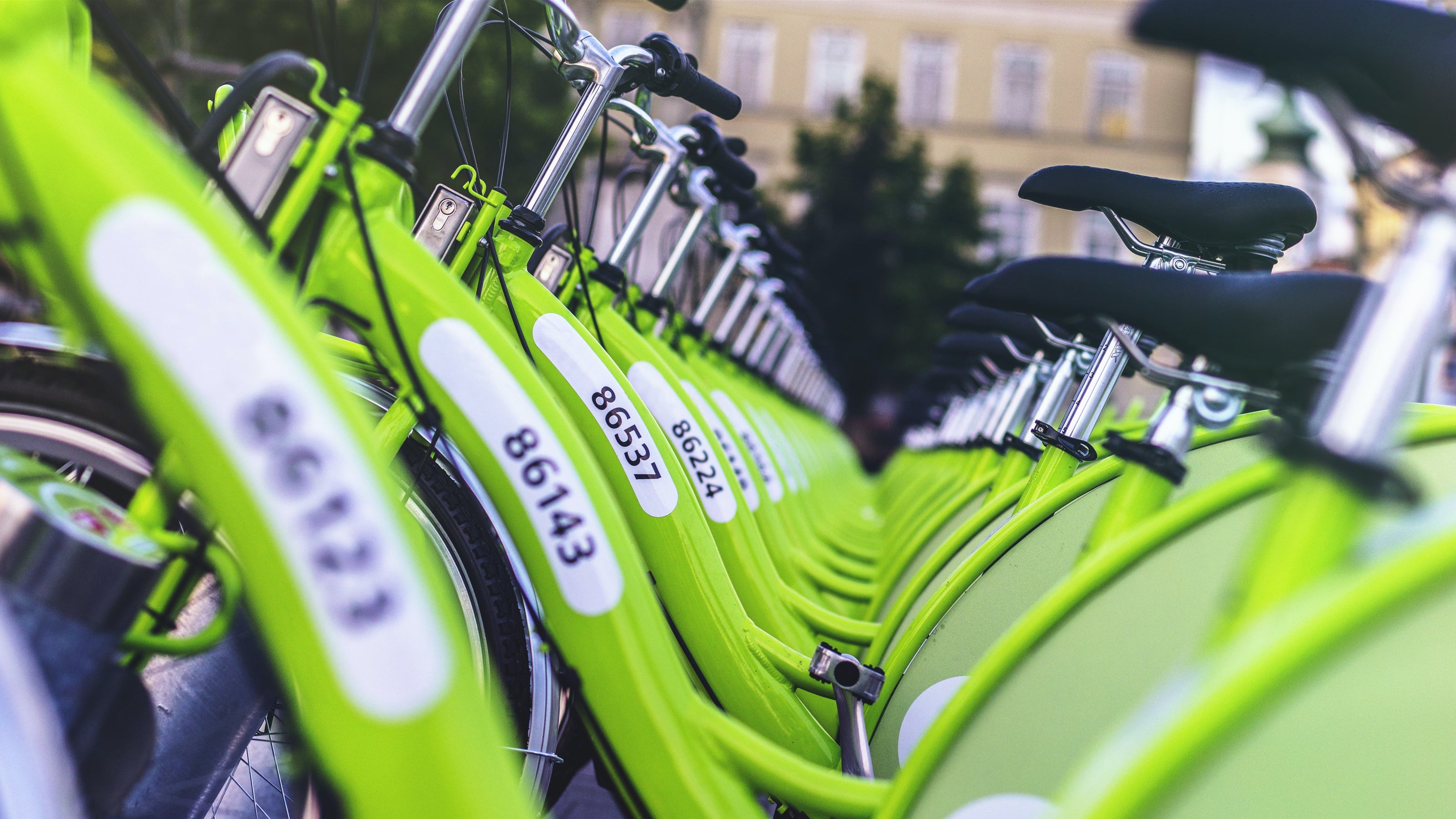VIKTOR-KERI-UDGEXZTLX-E-UNSPLASH Best Sellers collection - green bikes in a row